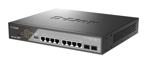 D-Link, 10-Port Gigabit Ethernet PoE++ Managed Switch