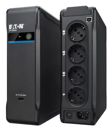 Eaton 3P Ellipse 700 UPS with surge protection close-up view