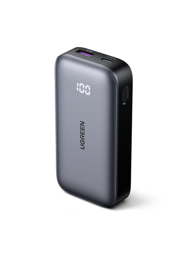 Ugreen 10000mAh Mini Powerbank Quick Charging 30W, GreyUgreen 10000mAh Mini Powerbank Quick Charging 30W, Grey