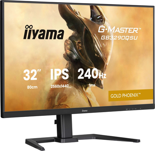 iiyama gaming monitor highlighting FreeSync Premium and VRR smooth gameplay