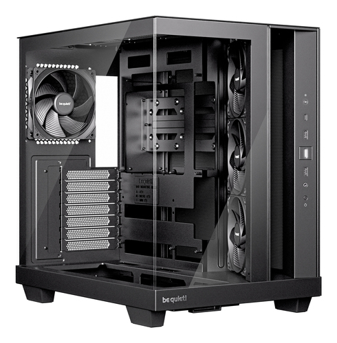 Light Base 500 Black Midi Tower PC Case Tempered Glass Front Mesh RGB