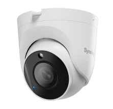 Synology TC500 5MP indoor outdoor wired turret IP camera ceiling-mounted with night vision and AI detection
