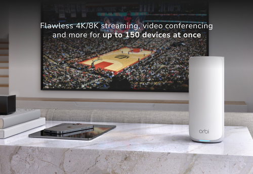 NETGEAR Orbi 870 Wi-Fi 7 Tri-Band Mesh Router System White