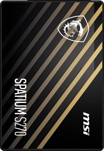 MSI Spatium S270 480GB 2.5" SATA III SSD,Fast 6Gb/s Speed,Reliable Storage Drive