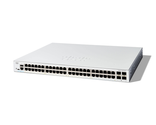 Cisco Catalyst 1300-48T-4X, 48 Port GE, 4x10GE SFP+, L2/L3, Managed Switch
