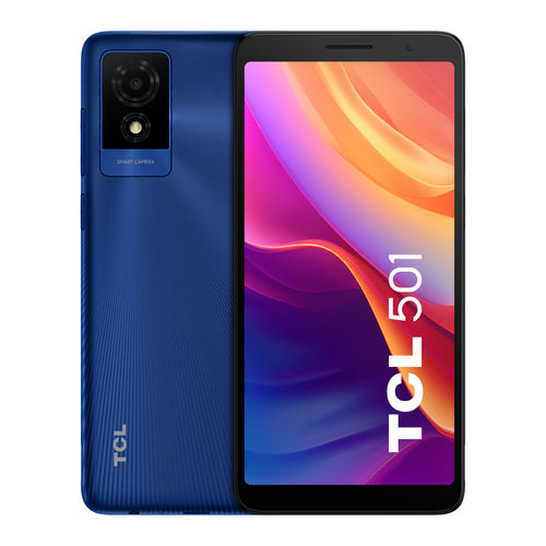 TCL 501, 15.2 cm (6"), 2 GB, 32 GB, 5 MP, Android 14, Blue