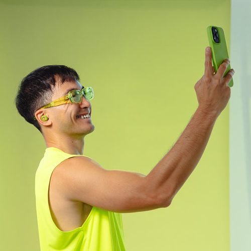 JLab Go Pop ANC, True Wireless Stereo, 20 - 20000 Hz, Headset/Earpods, Teal/Transparent