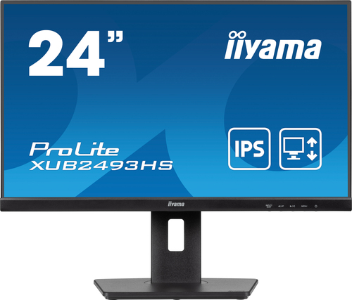 iiyama ProLite 24” IPS, borderless monitor, 1920 x 1080 pixels, Full HD, LED