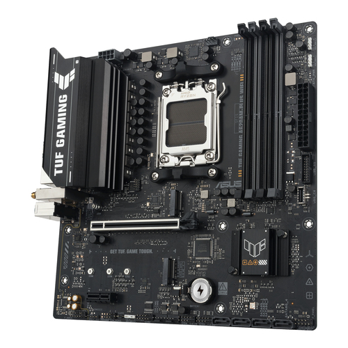 TUF GAMING A620AM-PLUS WIFI Socket AM5 CPU slot close-up