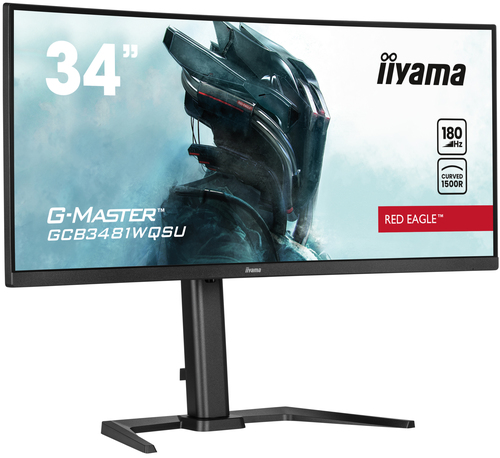 iiyama G-MASTER (GCB3481WQSU-B1), (34"), 3440 x 1440 pixels, UWQHD, LCD Monitor