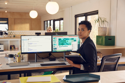 HP E24t G5 FHD Touch Monitor, (23.8"), 1920 x 1080 pixels, Full HD, LCD Monitor