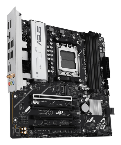 B850M MAX GAMING WIFI PCIe 5.0 and PCIe 4.0 slots