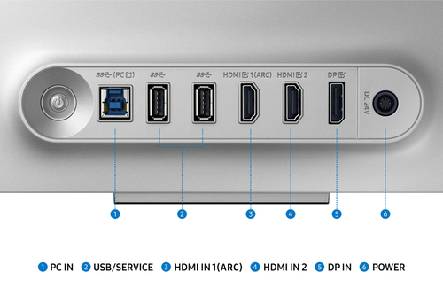 Samsung 32" Odyssey OLED G80SD, 32" Smart Gaming Monitor 4K Ultra HD OLED Silver