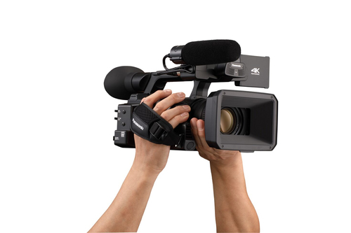 Panasonic AG-CX350 capturing sports in 4K 60p with optical image stabilization active