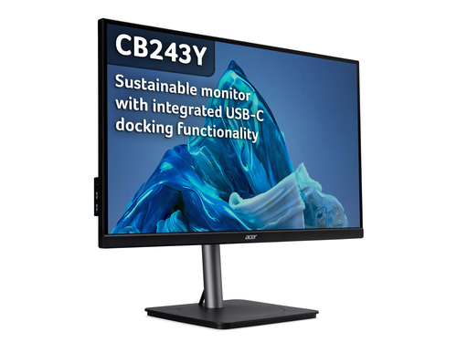 Acer CB3 CB243Y, 60.5 cm (23.8"), 1920 x 1080 pixels, Full HD IPS LCD Monitor