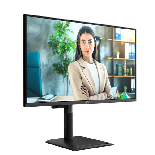 AOC (Q27P4U), 68.6 cm (27"), 2560 x 1440 pixels, Wide Quad HD, LCD Monitor Black
