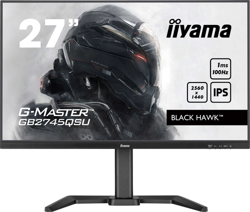 iiyama G-MASTER (GB2745QSU-B2), (27"), 2560 x 1440 pixels, WQHD, LED IPS Monitor