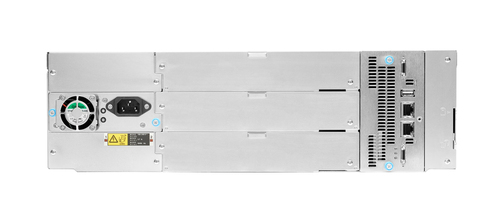 HPE MSL3040 base module tape library side angle view