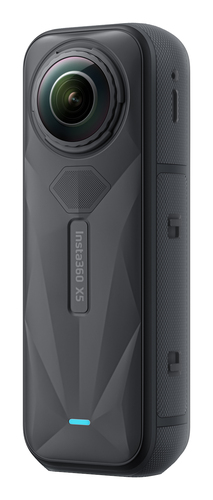 Close up of Insta360 X5 replaceable lens system