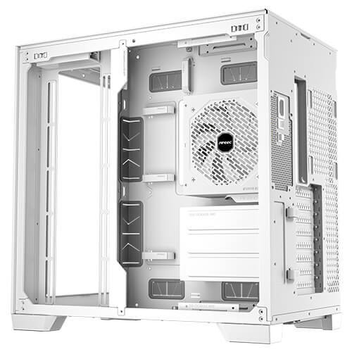 Antec C8 WHITE, ATX, ITX, microATX, Glass, Plastic, Steel Gaming Full Tower Case