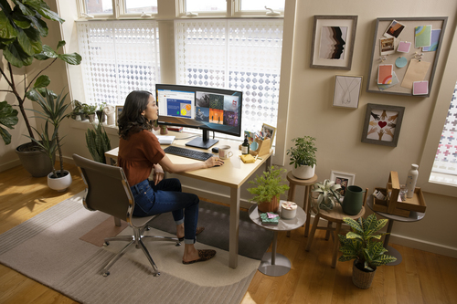 HP P34hc G4 WQHD USB-C Curved Monitor, 86.4 cm (34"), 3440 x 1440 pixels, LCD