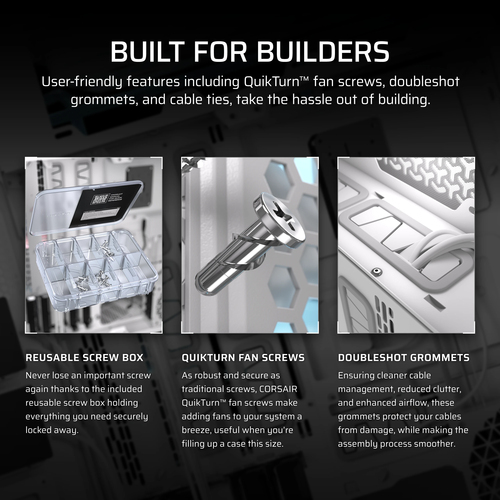 Corsair 9000D RGB AIRFLOW, ATX, Stainless steel, Tempered glass, Full Tower Case