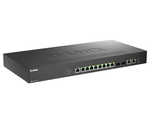 D-Link,12-Port Multi-Gigabit, 8 x 2.5G PoE+, Smart Managed Switch