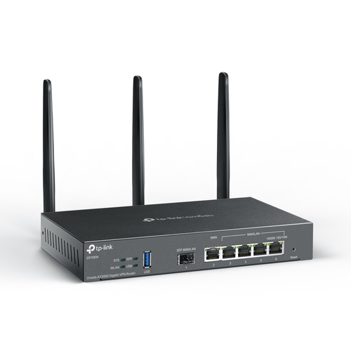 TP-Link AX3000 dual-band router top angle image
