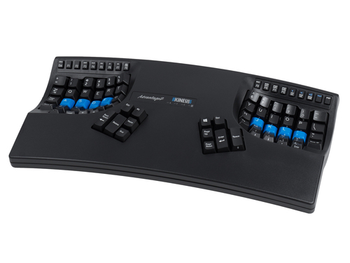 Kinesis Advantage2-UK mechanical keyboard full-size black QWERTY layout