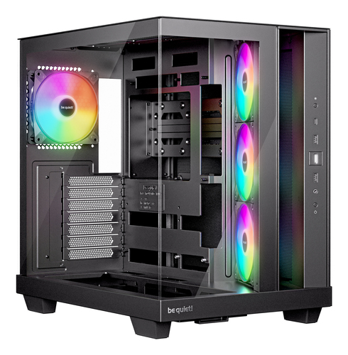 Light Base 500 LX Black Midi Tower PC Case Front Mesh RGB
