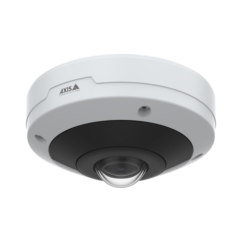 Axis M4318-PLVE 12MP indoor wired PTZ IP camera mounted on ceiling with 360° view