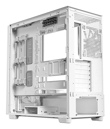 Antec FLUX, ATX, ITX, micro ATX, Plastic, Steel, Tempered glass, Midi Tower Case