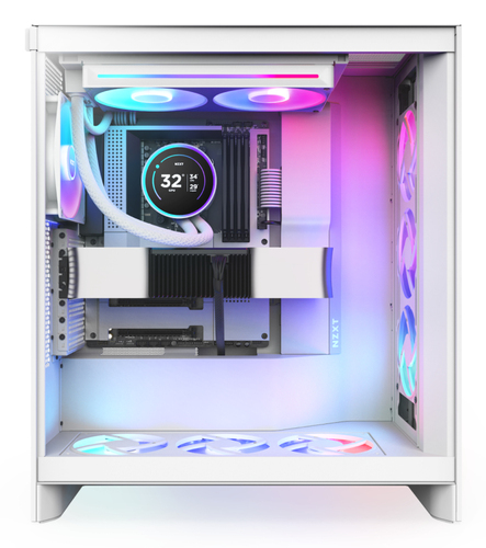 NZXT Kraken Elite 280 RGB, All-in-one liquid cooler, 14 cm, KR28E-W2, White
