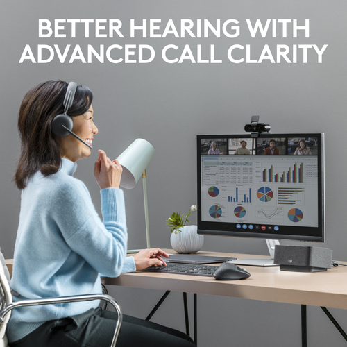 Logitech Zone Wireless 2, Headset/Headphones, Graphite