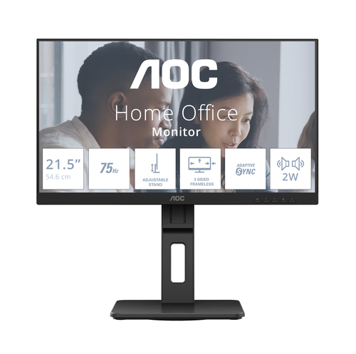 AOC E2 (22E2UMF), 54.6 cm (21.5"), 1920 x 1080 pixels, Full HD, LED Monitor