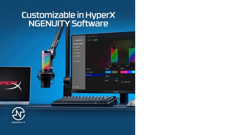 HyperX QuadCast 2 S USB Table Microphone 20–20000 Hz Black Wired