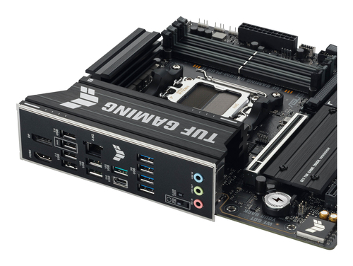 ASUS TUF Gaming B850M-PLUS II power delivery and heatsink design