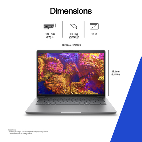 HP ZBook 8 G1ak ,AMD Ryzen AI 7 PRO 14 inches 64 GB W11 ProMobile Workstation PC