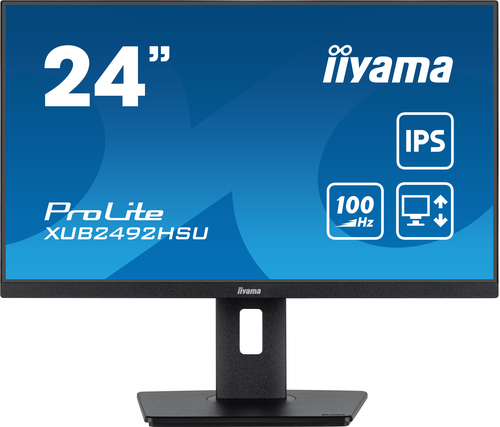 iiyama IPS, 60.5 cm (23.8"), 1920 x 1080 pixels, Full HD, LED Monitor