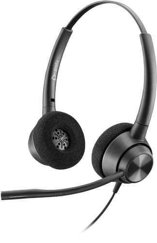 POLY EncorePro 320 Stereo USB-A TAA, Wired, Headset/Headphones, Black