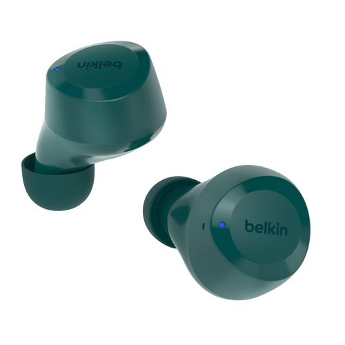 Belkin SoundForm Bolt, Wireless, Calls/Music, Headset/Earbuds, Teal