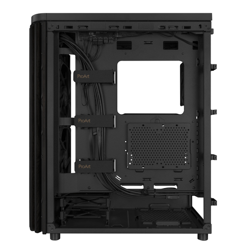 ASUS ProArt PA401 Wood METAL PWM, Black, ATX, Tower PC Case