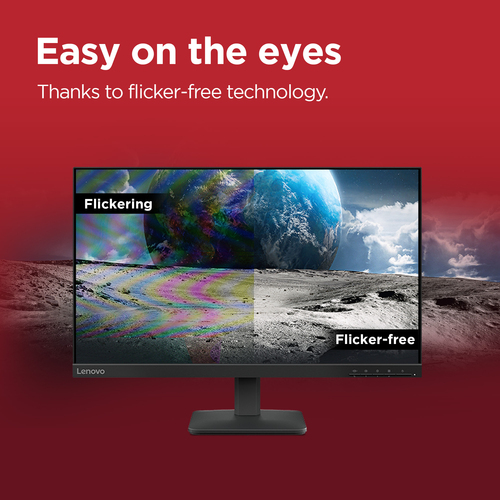 Lenovo 68C2KAC1UK, 60.5 cm (23.8"), 1920 x 1080 pixels, Full HD, LCD Monitor