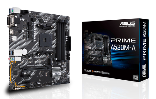 AMD A520 micro ATX motherboard with M.2 DP HDMI D-Sub SATA 6 Gbps