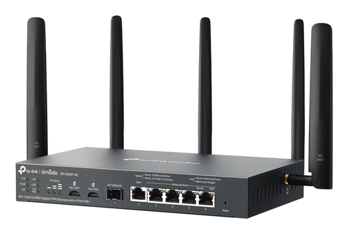 TP-Link dual-band 4G router top angle image