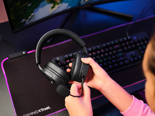 Trust GXT 491 Fayzo, Wired & Wireless, 20 - 20000 Hz, Gaming, Headset/Headphones, Black