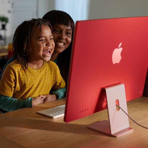 Apple iMac, M3, (23.5"), 4.5K Ultra HD, 8 GB, 512 GB, macOS Sonoma, Pink