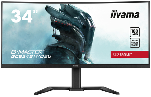 iiyama G-MASTER (GCB3481WQSU-B1), (34"), 3440 x 1440 pixels, UWQHD, LCD Monitor