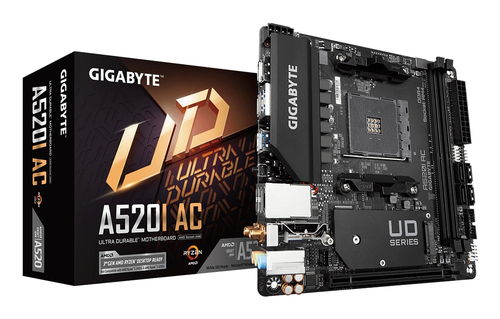 Gigabyte A520I AC Mini ITX AM4 Motherboard