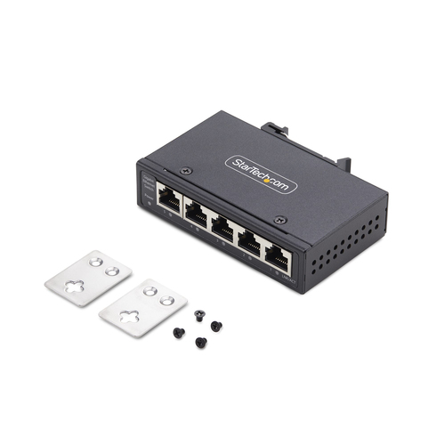 StarTech.com, 5-Port Gigabit Ethernet, Unmanaged Industrial Network Switch